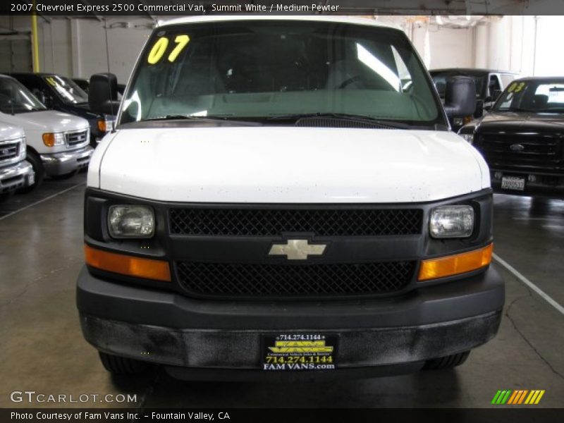 Summit White / Medium Pewter 2007 Chevrolet Express 2500 Commercial Van