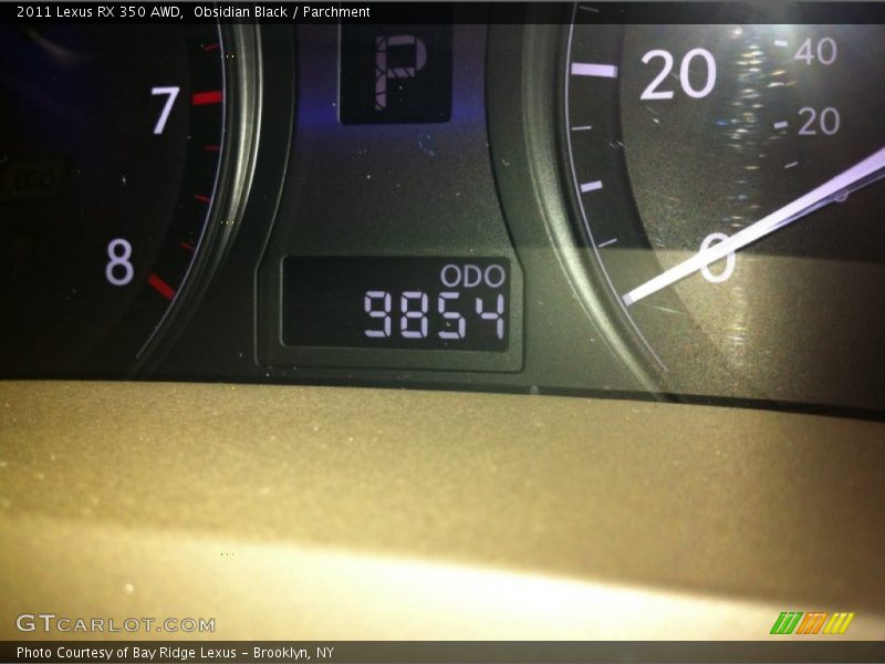 Obsidian Black / Parchment 2011 Lexus RX 350 AWD