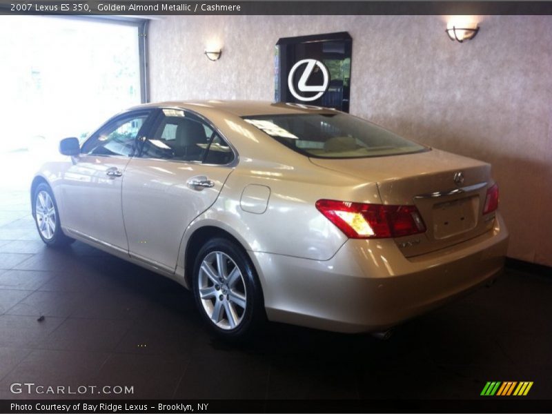 Golden Almond Metallic / Cashmere 2007 Lexus ES 350