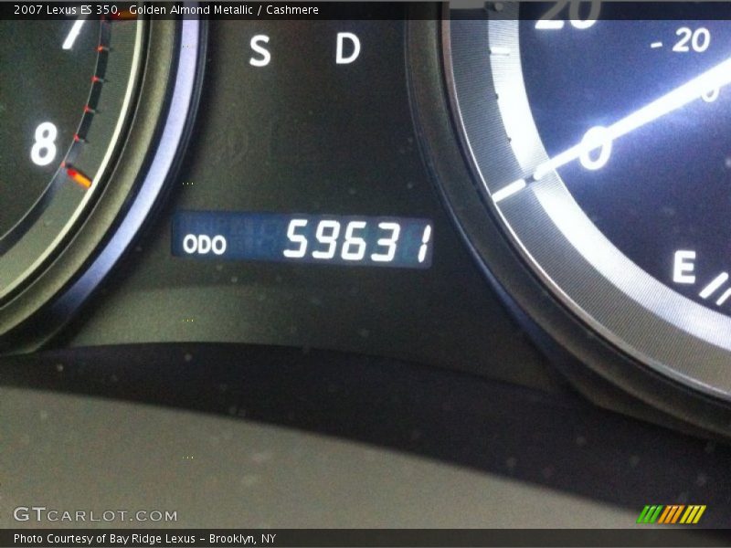 Golden Almond Metallic / Cashmere 2007 Lexus ES 350