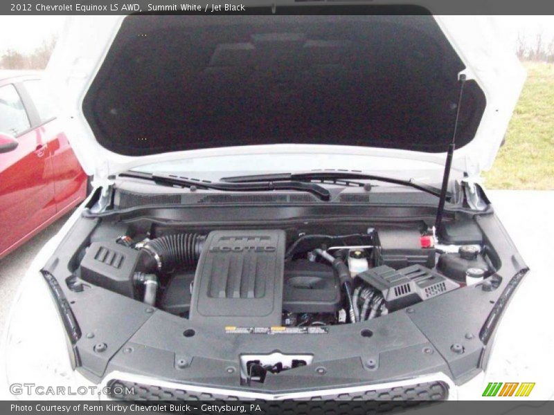 Summit White / Jet Black 2012 Chevrolet Equinox LS AWD