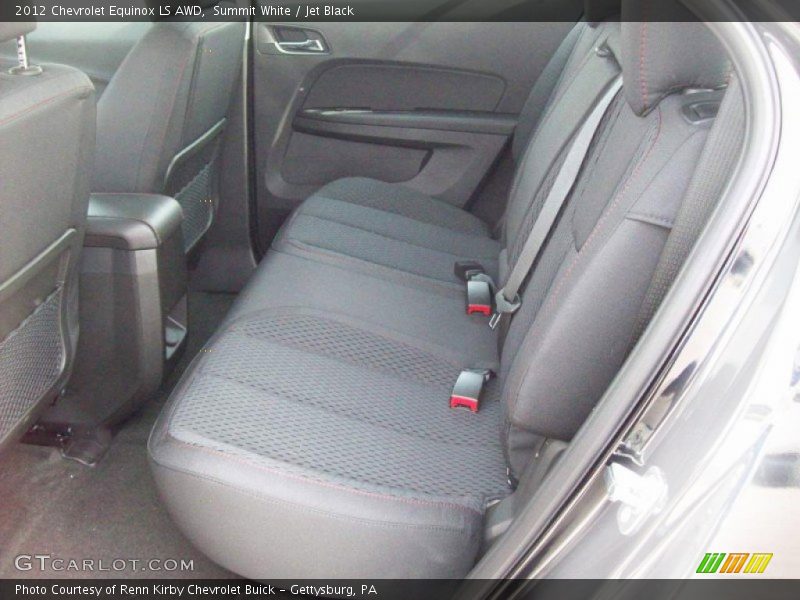 Summit White / Jet Black 2012 Chevrolet Equinox LS AWD