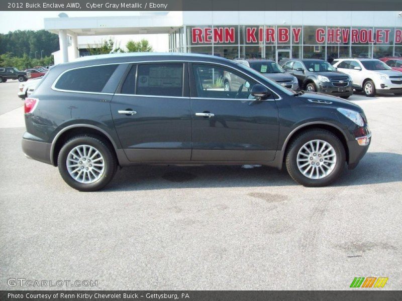 Cyber Gray Metallic / Ebony 2012 Buick Enclave AWD