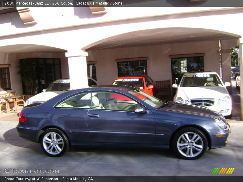 Cadet Blue Metallic / Stone 2006 Mercedes-Benz CLK 350 Coupe