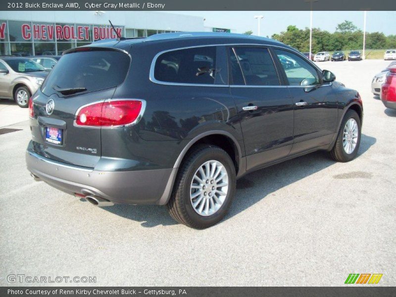 Cyber Gray Metallic / Ebony 2012 Buick Enclave AWD