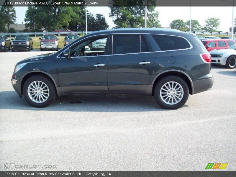 Cyber Gray Metallic / Ebony 2012 Buick Enclave AWD