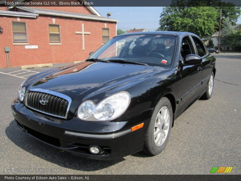 Ebony Black / Black 2005 Hyundai Sonata GLS V6