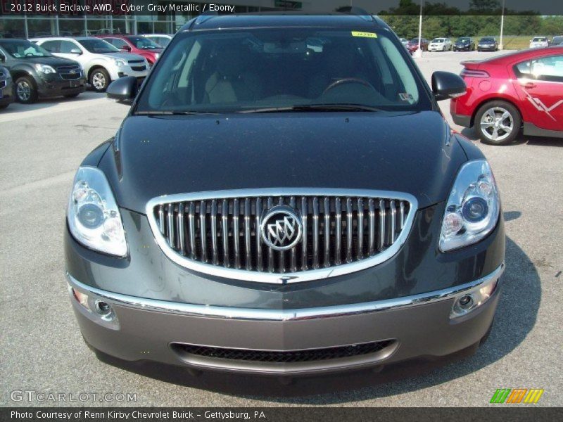 Cyber Gray Metallic / Ebony 2012 Buick Enclave AWD