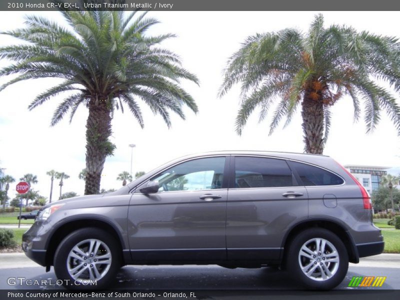 Urban Titanium Metallic / Ivory 2010 Honda CR-V EX-L