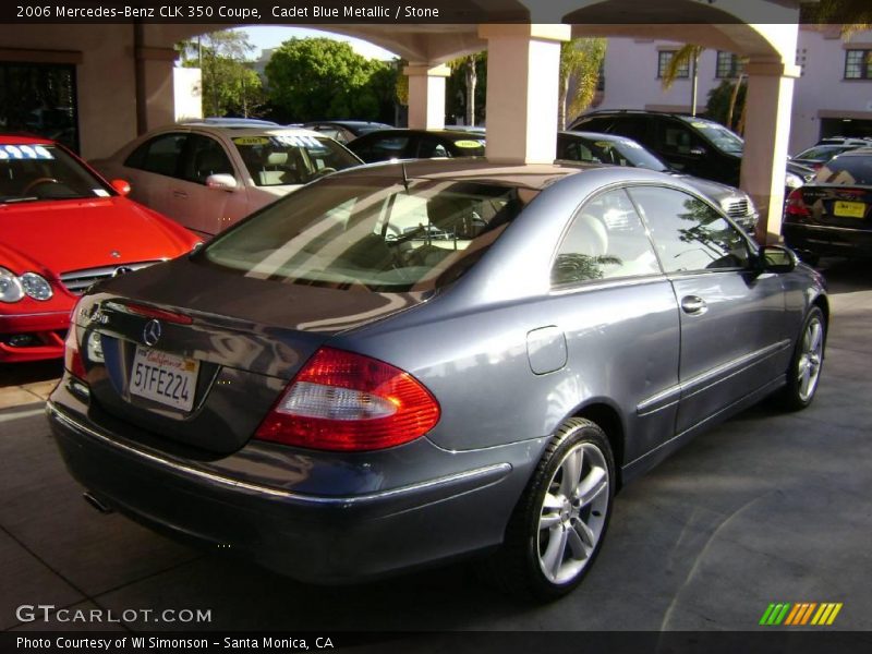 Cadet Blue Metallic / Stone 2006 Mercedes-Benz CLK 350 Coupe