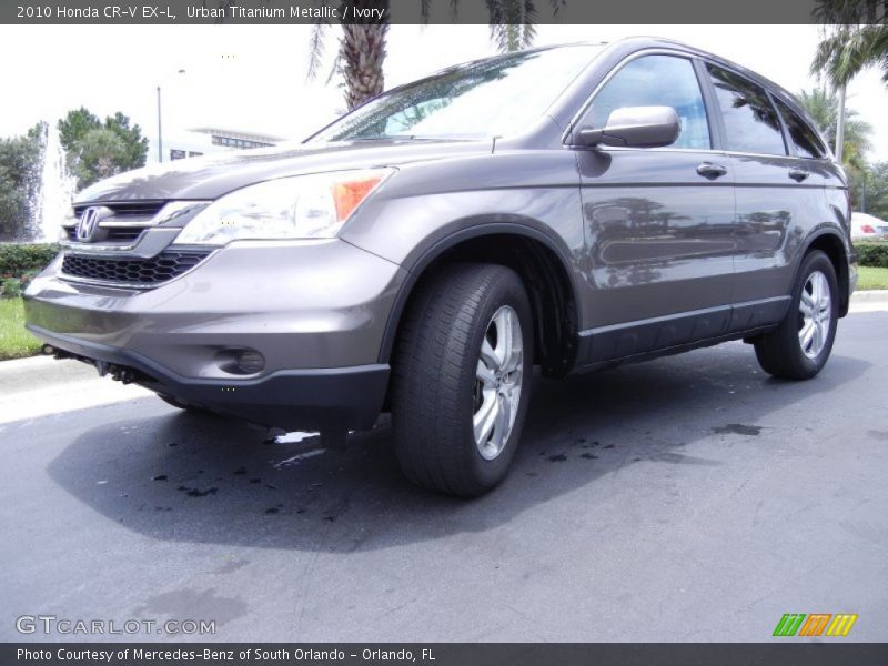 Urban Titanium Metallic / Ivory 2010 Honda CR-V EX-L