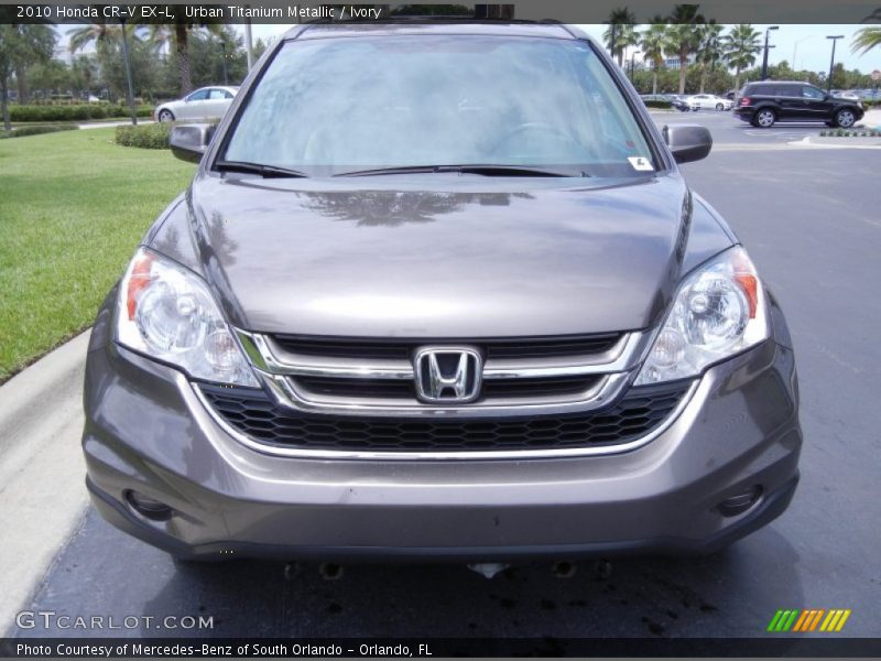Urban Titanium Metallic / Ivory 2010 Honda CR-V EX-L