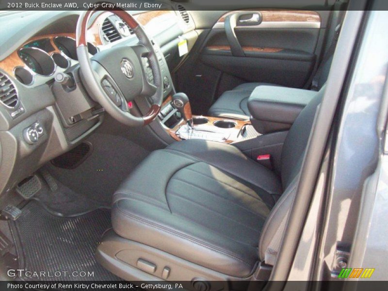 Cyber Gray Metallic / Ebony 2012 Buick Enclave AWD