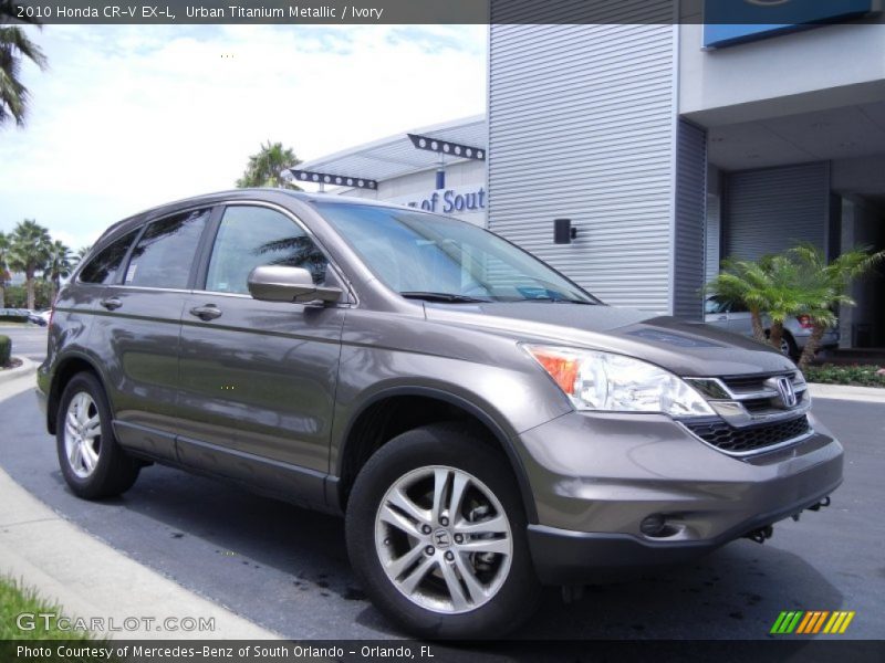 Urban Titanium Metallic / Ivory 2010 Honda CR-V EX-L