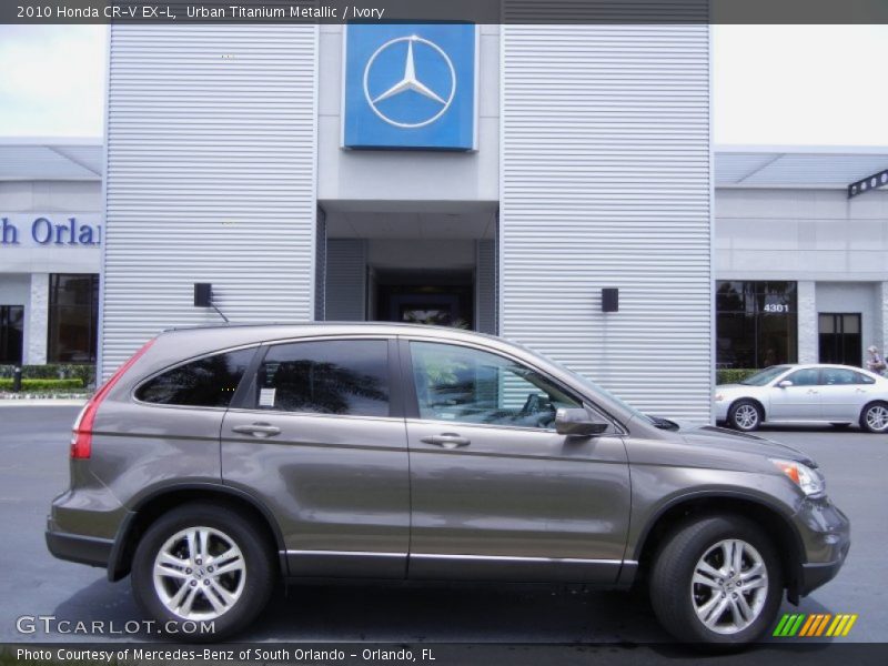 Urban Titanium Metallic / Ivory 2010 Honda CR-V EX-L