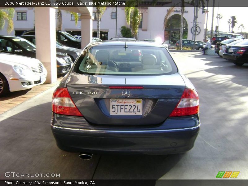 Cadet Blue Metallic / Stone 2006 Mercedes-Benz CLK 350 Coupe