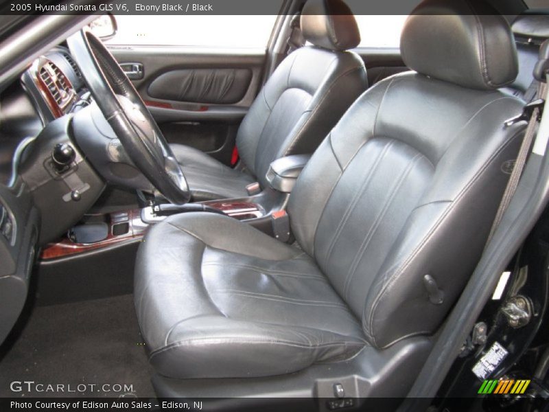 Ebony Black / Black 2005 Hyundai Sonata GLS V6