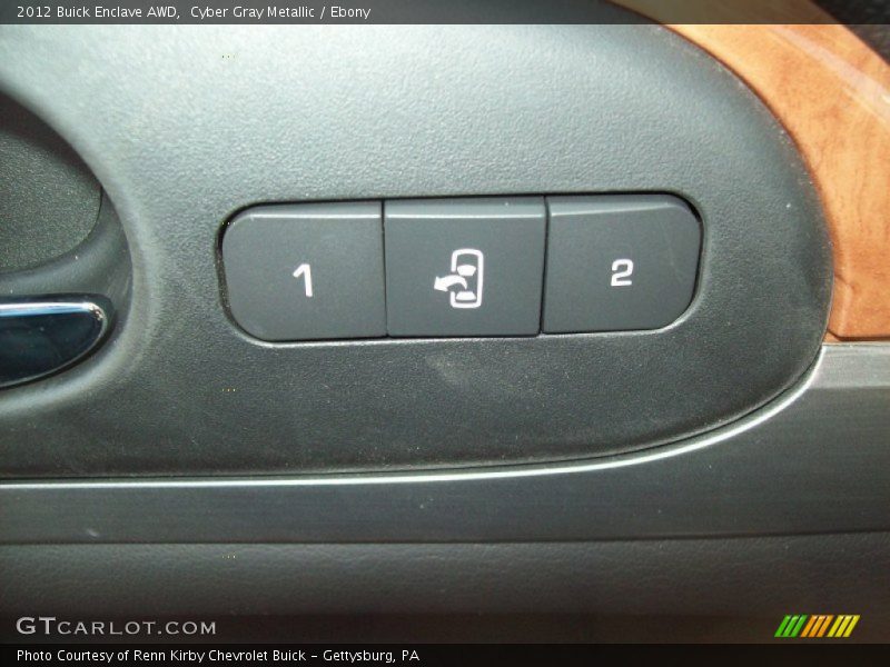 Cyber Gray Metallic / Ebony 2012 Buick Enclave AWD