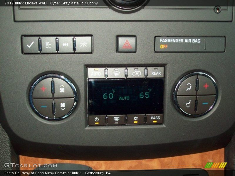 Cyber Gray Metallic / Ebony 2012 Buick Enclave AWD