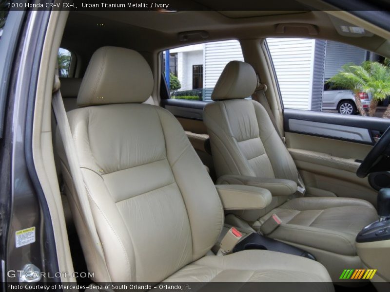 Urban Titanium Metallic / Ivory 2010 Honda CR-V EX-L