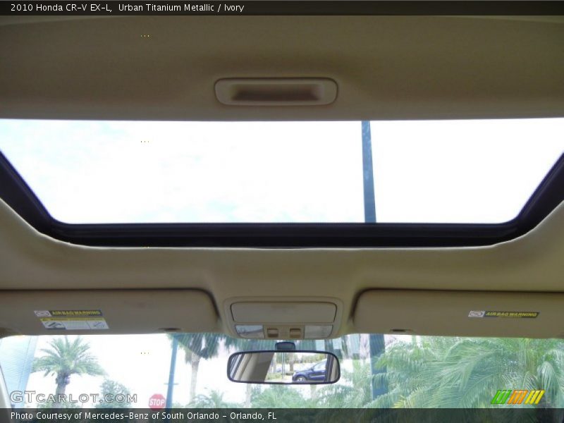 Urban Titanium Metallic / Ivory 2010 Honda CR-V EX-L