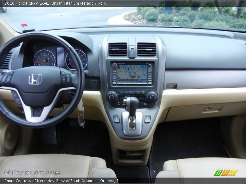 Urban Titanium Metallic / Ivory 2010 Honda CR-V EX-L