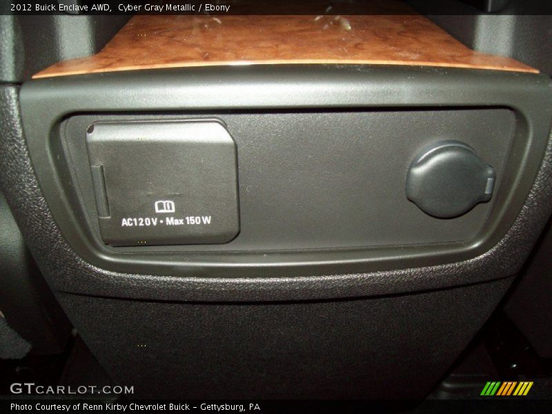 Cyber Gray Metallic / Ebony 2012 Buick Enclave AWD