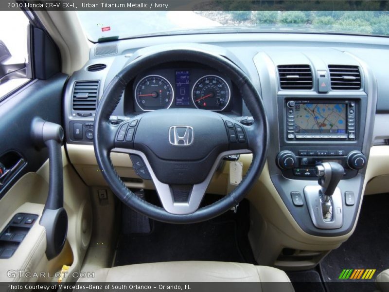 Urban Titanium Metallic / Ivory 2010 Honda CR-V EX-L
