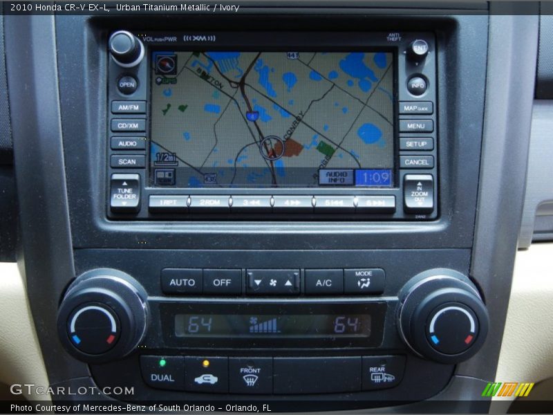 Urban Titanium Metallic / Ivory 2010 Honda CR-V EX-L