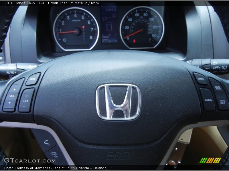 Urban Titanium Metallic / Ivory 2010 Honda CR-V EX-L