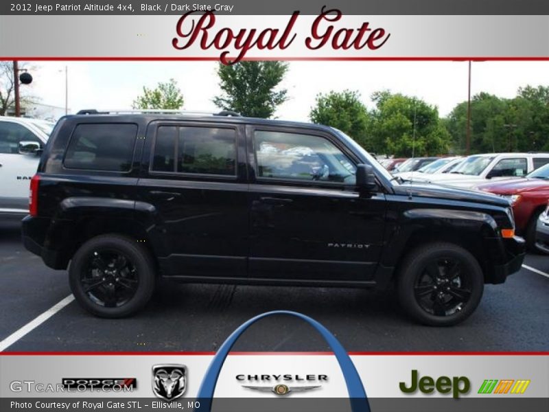 Black / Dark Slate Gray 2012 Jeep Patriot Altitude 4x4