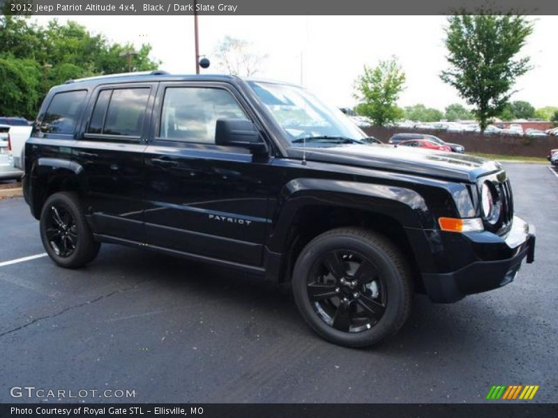 Black / Dark Slate Gray 2012 Jeep Patriot Altitude 4x4