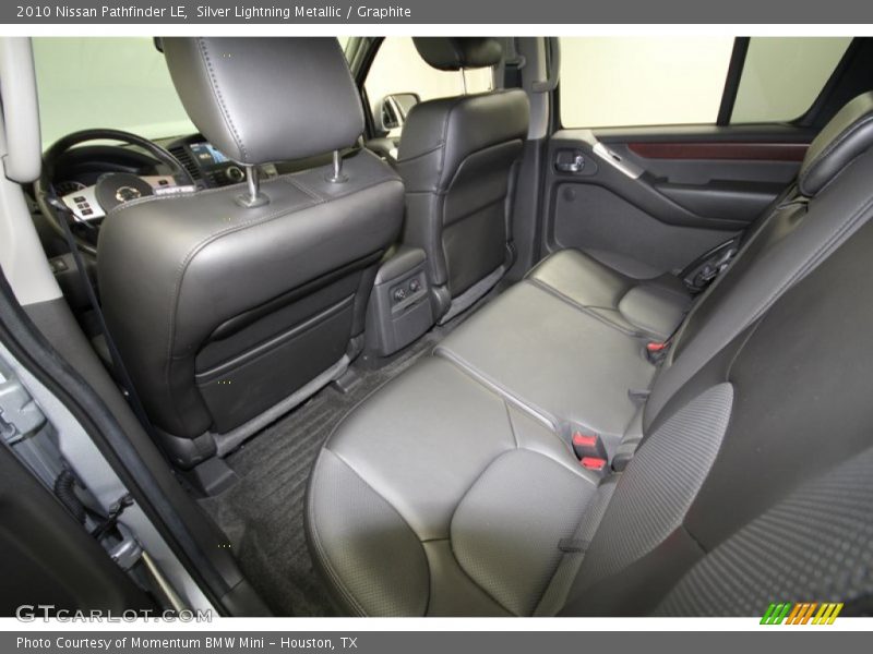 Silver Lightning Metallic / Graphite 2010 Nissan Pathfinder LE