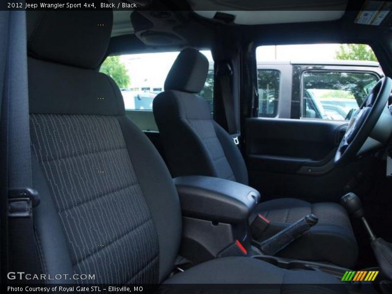 Black / Black 2012 Jeep Wrangler Sport 4x4