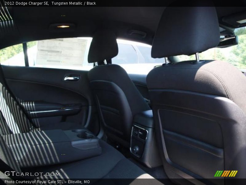 Tungsten Metallic / Black 2012 Dodge Charger SE