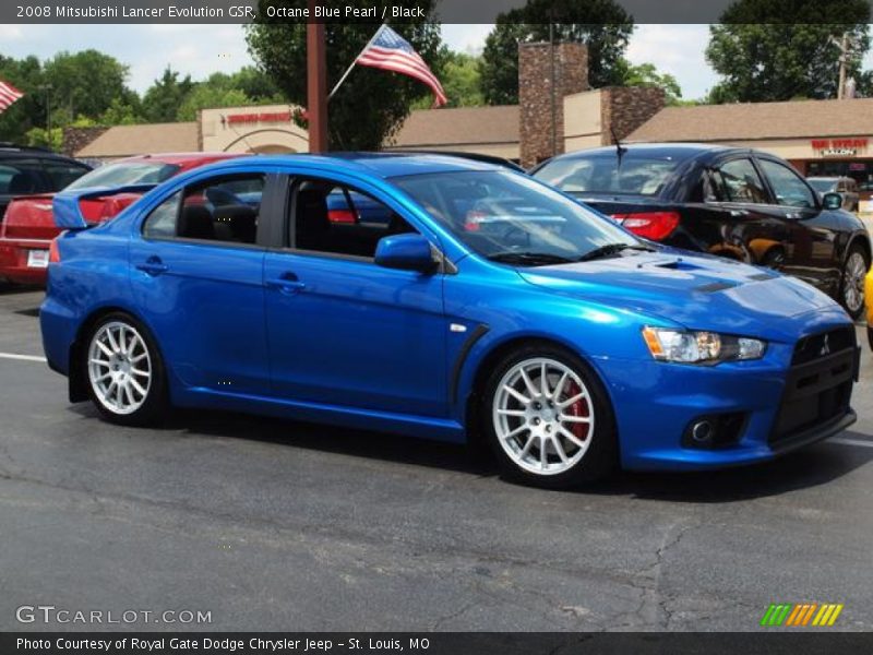  2008 Lancer Evolution GSR Octane Blue Pearl