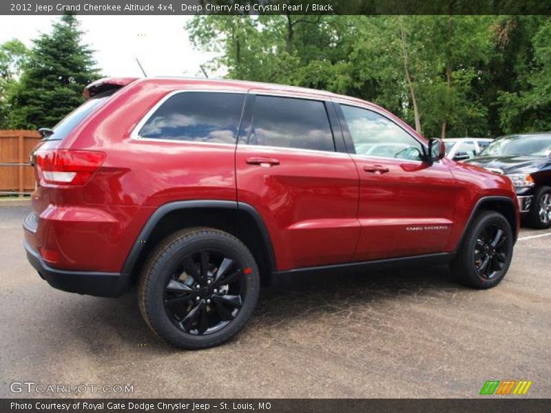 Deep Cherry Red Crystal Pearl / Black 2012 Jeep Grand Cherokee Altitude 4x4