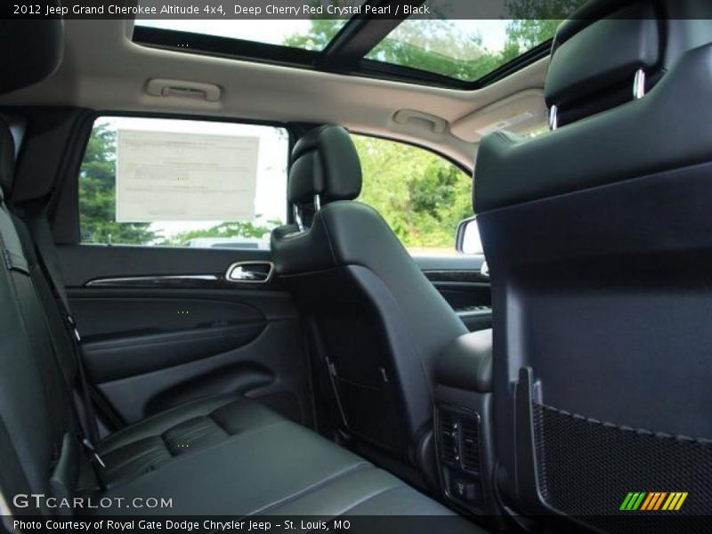 Deep Cherry Red Crystal Pearl / Black 2012 Jeep Grand Cherokee Altitude 4x4