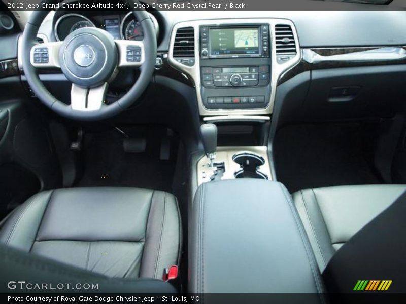Deep Cherry Red Crystal Pearl / Black 2012 Jeep Grand Cherokee Altitude 4x4