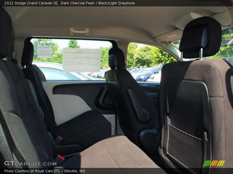 Dark Charcoal Pearl / Black/Light Graystone 2012 Dodge Grand Caravan SE