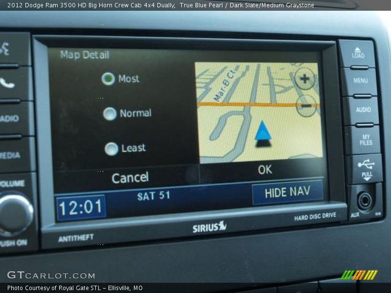Navigation of 2012 Ram 3500 HD Big Horn Crew Cab 4x4 Dually