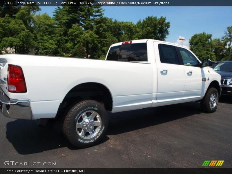 Bright White / Dark Slate/Medium Graystone 2012 Dodge Ram 3500 HD Big Horn Crew Cab 4x4