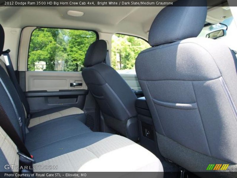 Bright White / Dark Slate/Medium Graystone 2012 Dodge Ram 3500 HD Big Horn Crew Cab 4x4