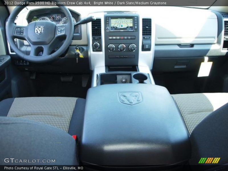 Bright White / Dark Slate/Medium Graystone 2012 Dodge Ram 3500 HD Big Horn Crew Cab 4x4