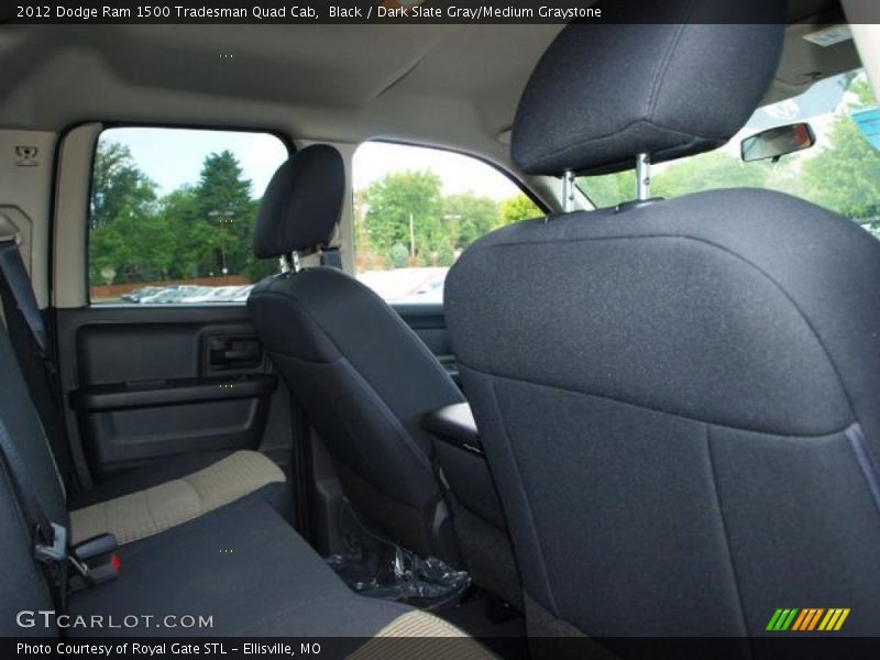 Black / Dark Slate Gray/Medium Graystone 2012 Dodge Ram 1500 Tradesman Quad Cab