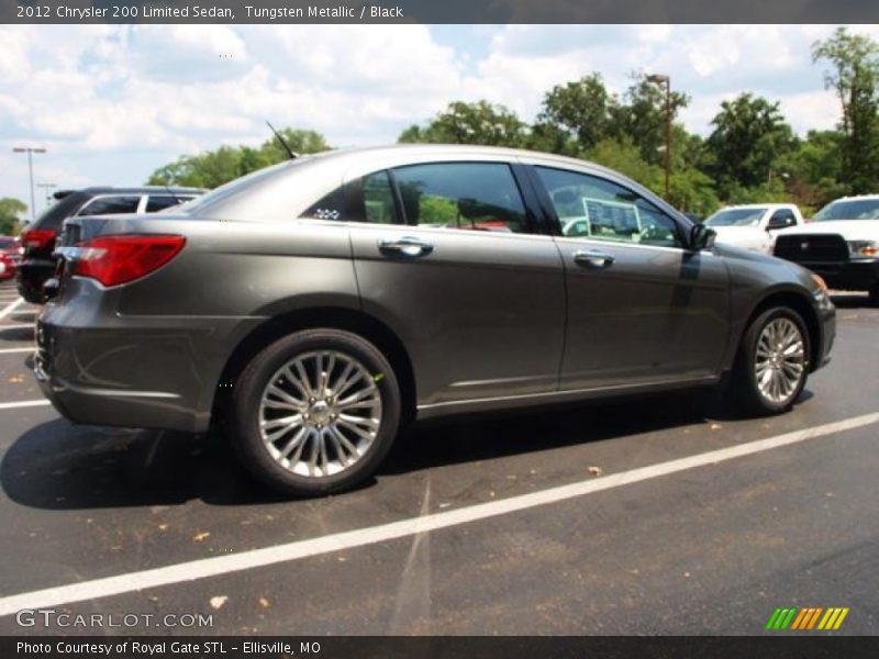 Tungsten Metallic / Black 2012 Chrysler 200 Limited Sedan