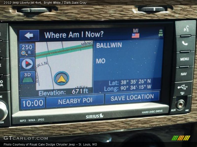 Bright White / Dark Slate Gray 2012 Jeep Liberty Jet 4x4