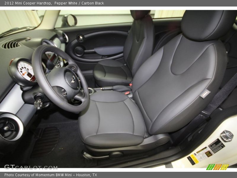 Pepper White / Carbon Black 2012 Mini Cooper Hardtop