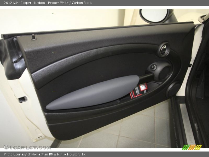 Pepper White / Carbon Black 2012 Mini Cooper Hardtop