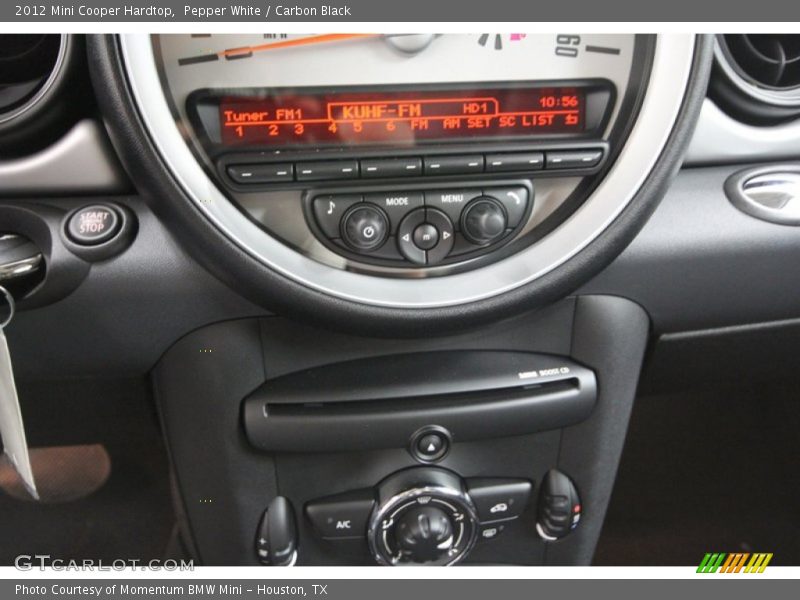 Pepper White / Carbon Black 2012 Mini Cooper Hardtop
